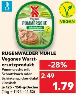 Kaufland RÜGENWALDER MÜHLE Veganes Wurstersatzprodukt Angebot