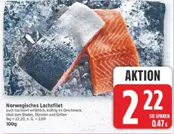 E-Center Norwegisches lachsfilet Angebot