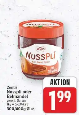 E-Center Zentis nusspli Angebot