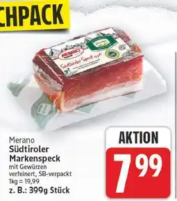 E-Center Merano südtiroler markenspeck Angebot