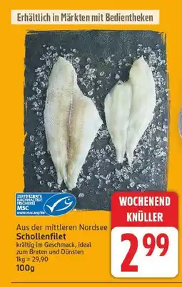 E-Center Schollenfilet Angebot