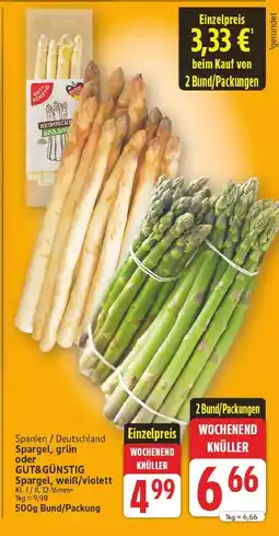 E-Center Gut&günstig spargel Angebot