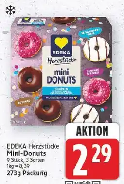 E-Center Edeka herzstücke mini-donuts Angebot