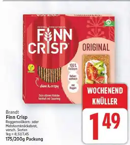E-Center Finn crisp roggenvollkorn- oder mehrknäckebrot Angebot