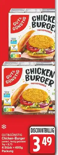 E-Center Gut & günstig chicken-burger Angebot