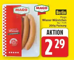 E-Center Mago wiener würstchen Angebot