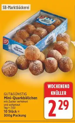 E-Center Gut & günstig mini-quarkbällchen Angebot