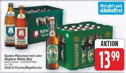 E-Center Spaten münchner hell oder büble-bier Angebot