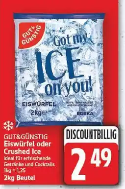 E-Center Gut&günstig eiswürfel oder crushed ice Angebot