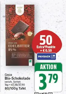 E-Center Gepa bio-schokolade Angebot