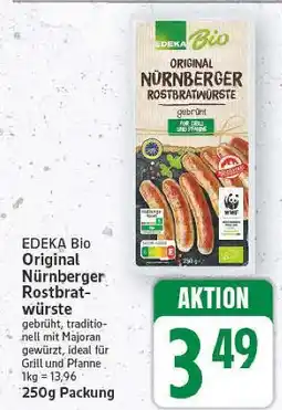 E-Center Edeka bio original nürnberger rostbratwürste Angebot