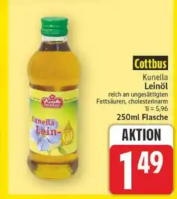E-Center Kunella feinkost kunella leinöl Angebot