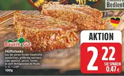 E-Center Bauern gut hüftsteaks Angebot
