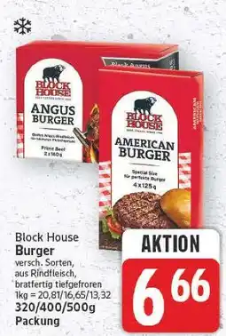 E-Center Block house burger Angebot