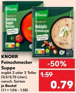 Kaufland KNORR Feinschmecker Suppe Angebot