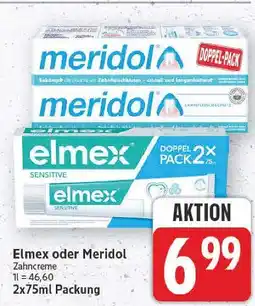 E-Center Elmex oder meridol zahncreme Angebot
