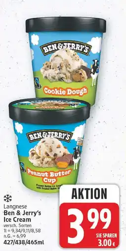 E-Center Ben & jerry's ice cream Angebot