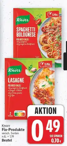 E-Center Knorr spaghetti bolognese Angebot