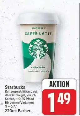 E-Center Starbucks caffè latte Angebot