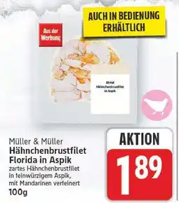 E-Center Müller & müller hähnchenbrustfilet florida in aspik Angebot