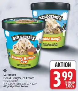 Edeka Langnese ben & jerry's ice cream Angebot
