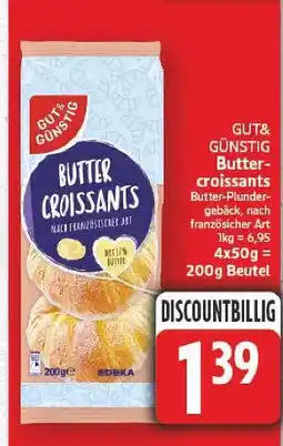 E-Center Gut & günstig butter-croissants Angebot