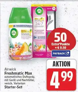 E-Center Airwick freshmatic max starter-set Angebot