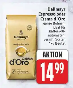 Edeka Dallmayr espresso oder crema d’oro Angebot