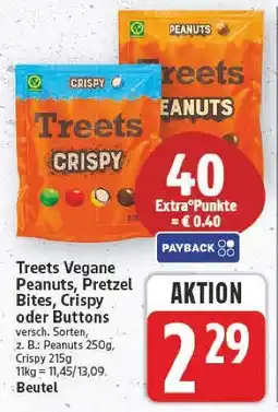E-Center Treets vegane peanuts Angebot