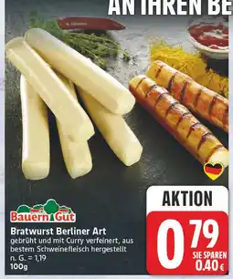 Edeka Bauern gut bratwurst berliner art Angebot