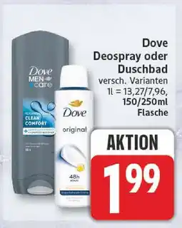 Edeka Dove deospray Angebot