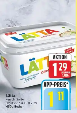 Edeka Lätta butter Angebot