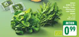 Edeka Edeka bio rucola-, feld-, pflücksalat oder blattspinat Angebot