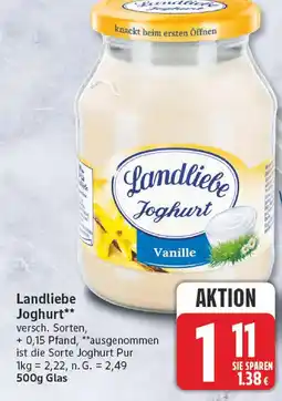 Edeka Landliebe joghurt Angebot