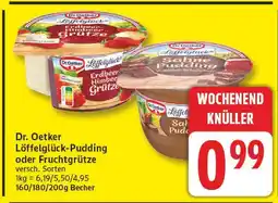 Edeka Dr. oetker löffelglück pudding oder fruchtgrütze Angebot