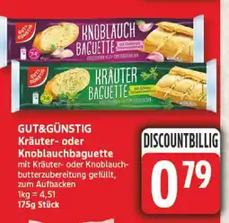 Edeka Gut & günstig knoblauchbaguette Angebot