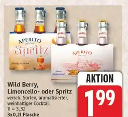 Edeka Aperito wild berry, limoncello oder spritz Angebot
