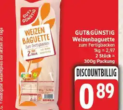 Edeka Gut&günstig weizenbaguette Angebot