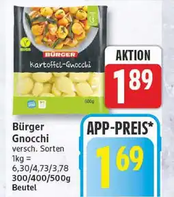 Edeka Burger gnocchi Angebot