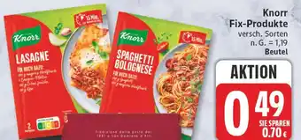 Edeka Knorr fix-produkte Angebot
