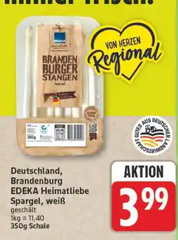 Edeka Edeka heimatliebe spargel weiß Angebot