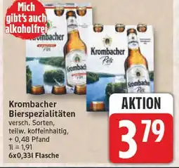 Edeka Krombacher bierspezialitäten Angebot