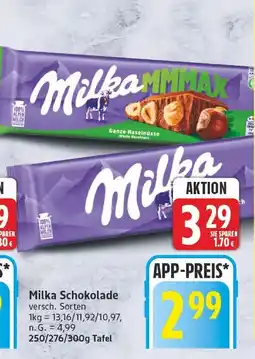 Edeka Milka milka schokolade Angebot