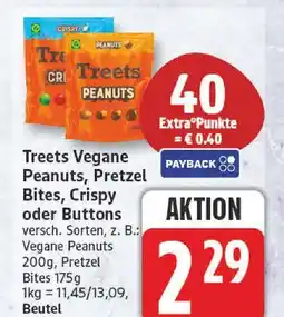 Edeka Treets vegane peanuts Angebot