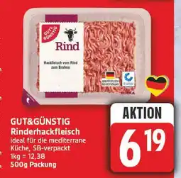Edeka Gut&günstig rinderhackfleisch Angebot