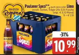 Edeka Paulaner softgetränke Angebot