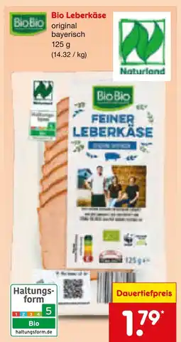 Netto Marken-Discount Biobio bio leberkäse Angebot