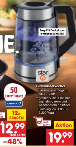 Netto Marken-Discount Star glaswasserkocher Angebot