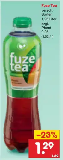 Netto Marken-Discount Fuze tea Angebot