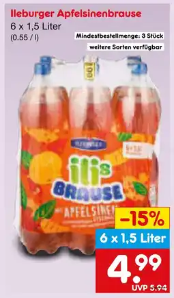 Netto Marken-Discount Ileburger apfelsinenbrause Angebot